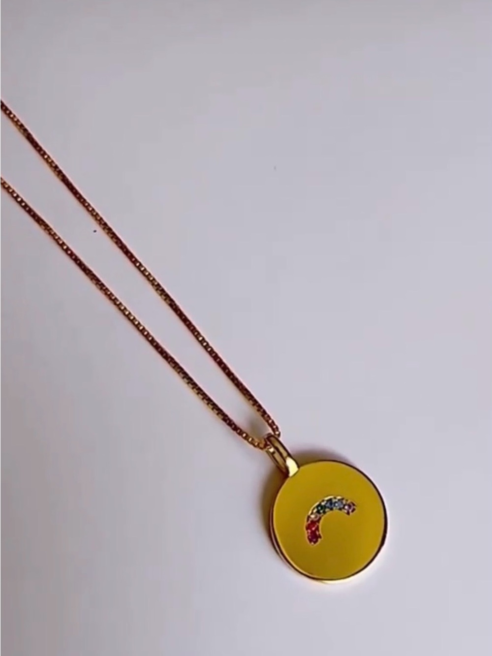 Hillberg & Berk Reversible ‘Love is Love’ Pendant Necklace